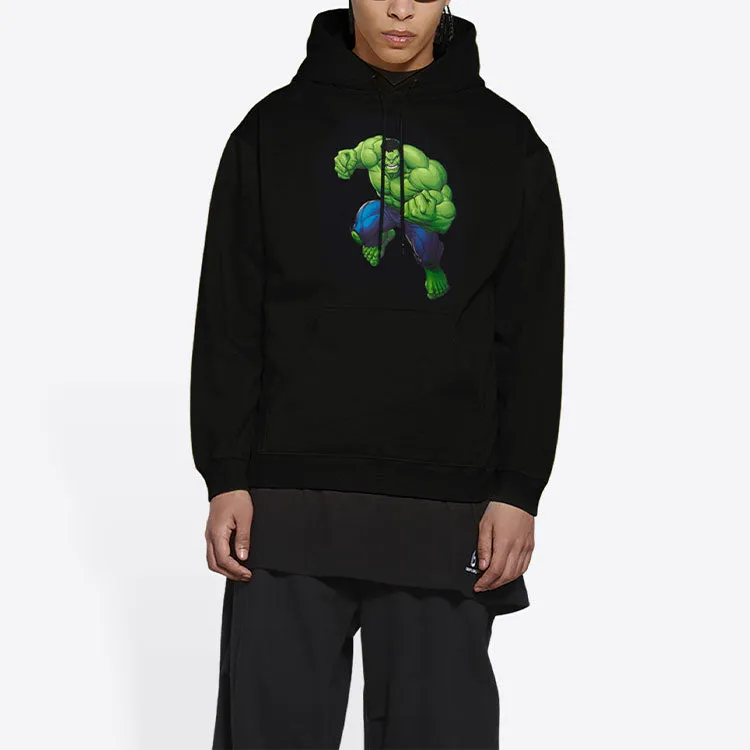Balenciaga x Marvel Hulk Hoodie Medium Fit 'Black' 600583TLV581000 sold by KicksCrew product image thumbnail 4