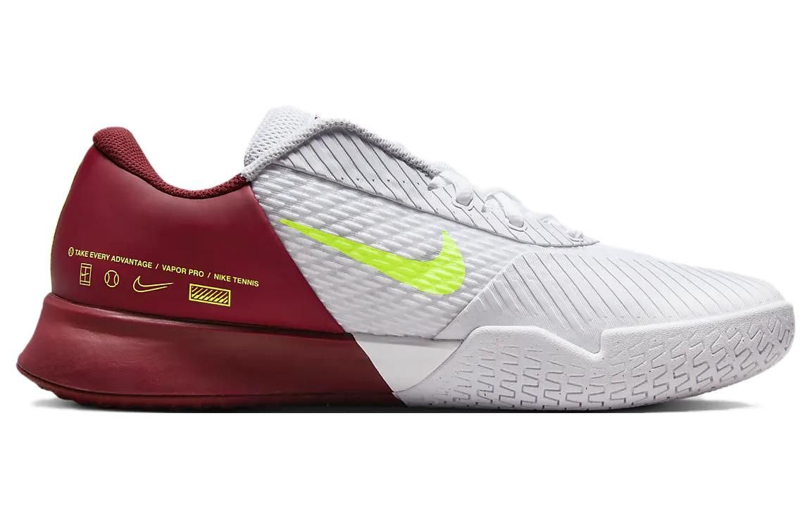 NikeCourt Air Zoom Vapor Pro 2 HC 'White Team Red' DR6191-104 sold by KicksCrew product image thumbnail 2