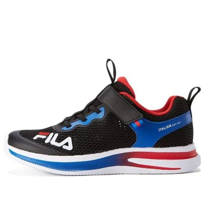 (GS) FILA Training Running Shoes 'Black Blue Red' K15B212471SBB sold by KicksCrew