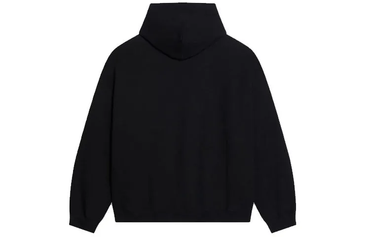 Balenciaga Est. 1917 College Logo Print Hoodie Wide Fit 'Black' 674986TLV901076 sold by KicksCrew product image thumbnail 2