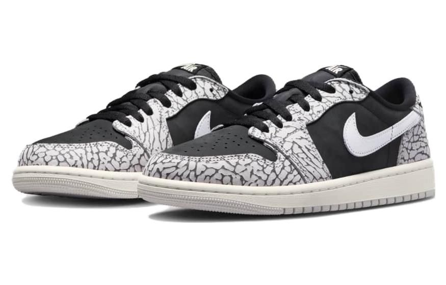(WMNS) Air Jordan 1 Retro Low OG 'Black Cement' CZ0775-001 sold by KicksCrew product image thumbnail 3