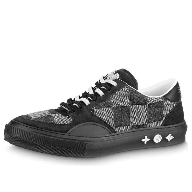 LOUIS VUITTON Ollie Sneakers 'Black Plaid Mesh' 1A9YTQ sold by KicksCrew