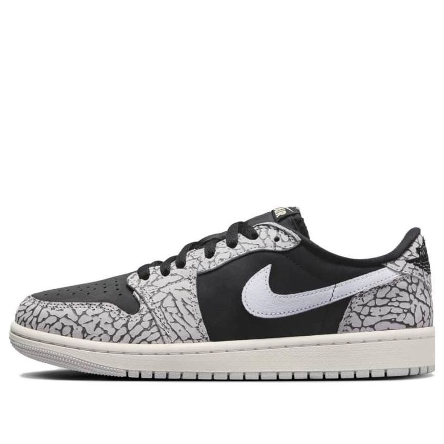 (WMNS) Air Jordan 1 Retro Low OG 'Black Cement' CZ0775-001 sold by KicksCrew