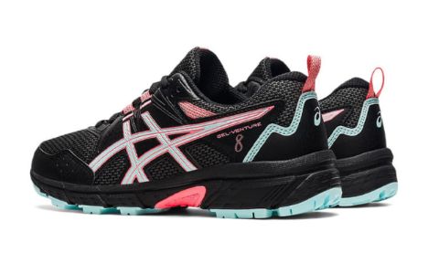 (GS) ASICS Gel-Venture 8 'Black Clear Blue' 1014A141-008 sold by KicksCrew