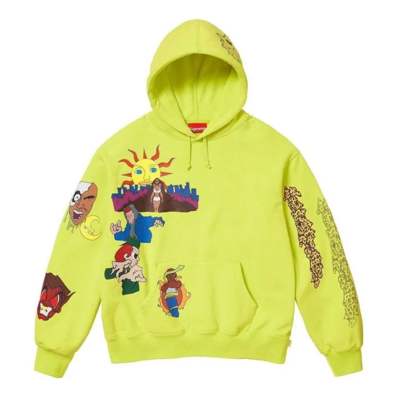Supreme Sunrise Hooded Sweatshirt 'Yellow Multi-Color' SUP-FW23-042 sold by KicksCrew