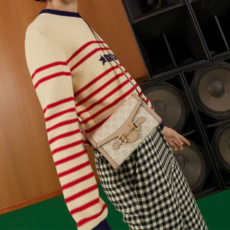 GUCCI Horsebit 1955 mini 'Khaki' 699296-UULBG-9683 sold by KicksCrew product image thumbnail 10