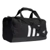 adidas Essentials 3-Stripes duffel Bag - Smal 'Black White' GN2041 sold by KicksCrew