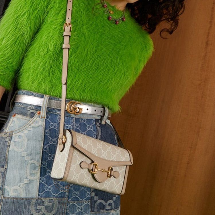 GUCCI Horsebit 1955 mini 'Khaki' 699296-UULBG-9683 sold by KicksCrew product image thumbnail 9