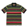 Supreme Multi Stripe Polo Shirt 'Black Green Red' SUP-SS23-041 sold by KicksCrew