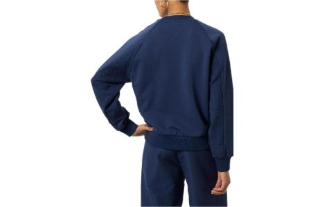 (WMNS) New Balance Athletics Sweat Crew 'Natural Indigo' WT23501-NGO sold by KicksCrew