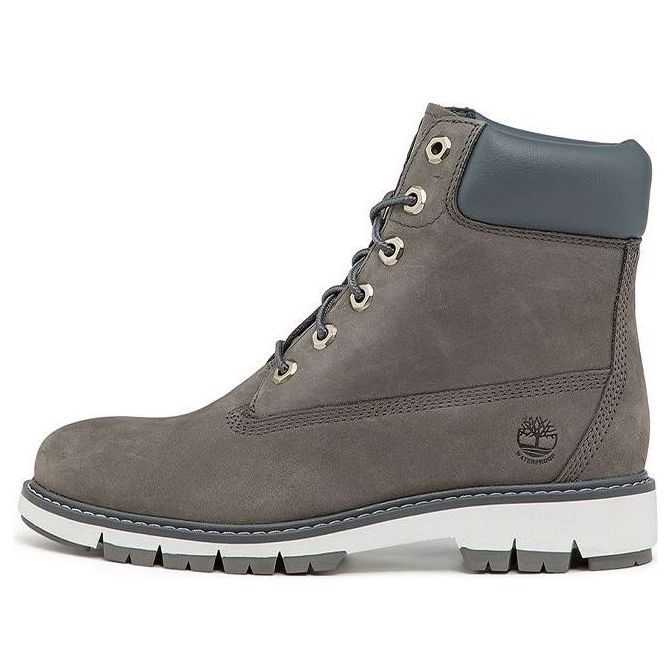 (WMNS) Timberland Lucia Way 6 Inch Waterproof Wide Fit Boots 'Medium Grey Nubuck' A2KUGW sold by KicksCrew