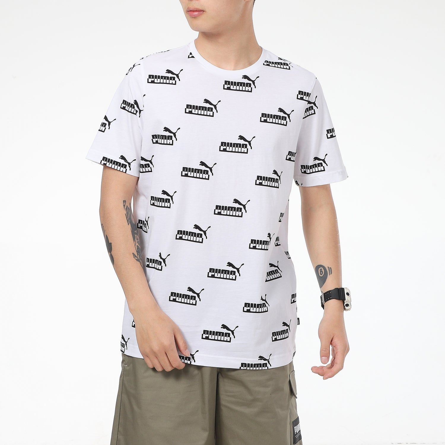 Puma AOP T-Shirt 'White' 855984-02 sold by KicksCrew product image thumbnail 3