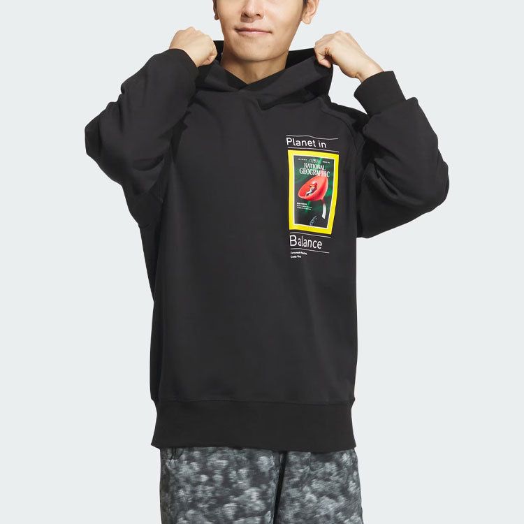 adidas x National Geographic DWR Graphic Hoodie 'Black' IS9524 sold by KicksCrew product image thumbnail 2