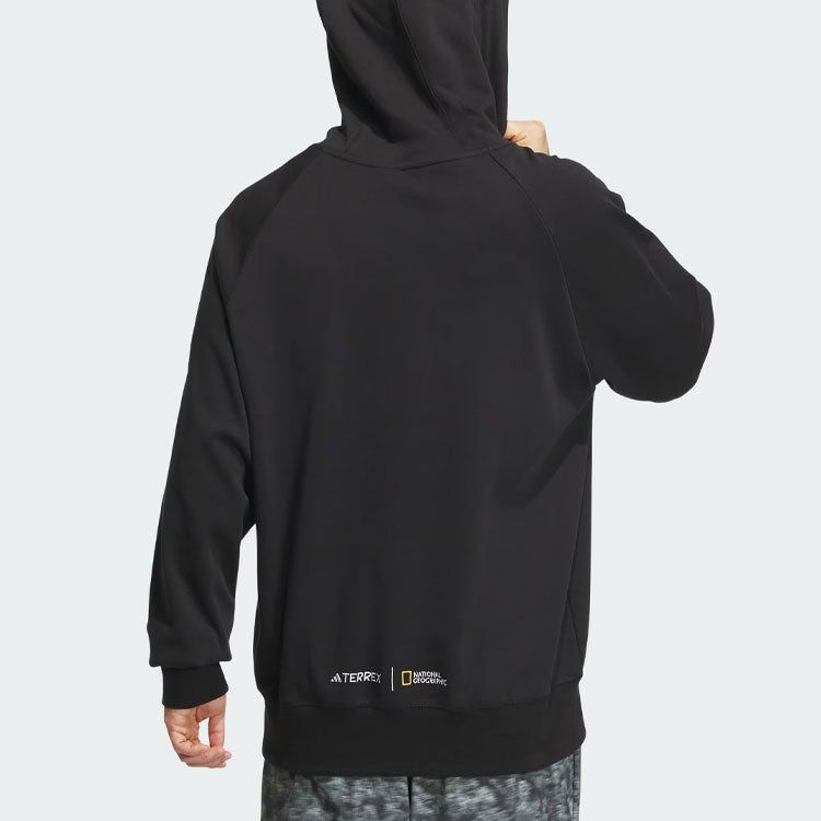 adidas x National Geographic DWR Graphic Hoodie 'Black' IS9524 sold by KicksCrew product image thumbnail 3