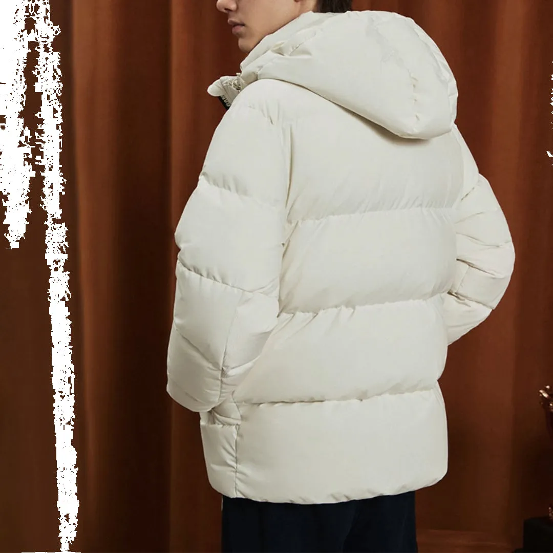 FILA FUSION Hooded Down Jacket 'White' T11M341903A-GY sold by KicksCrew product image thumbnail 3