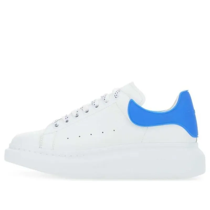 Alexander McQueen Oversized Sneaker 'White Electric Blue' 625156WHXMT8986 sold by KicksCrew