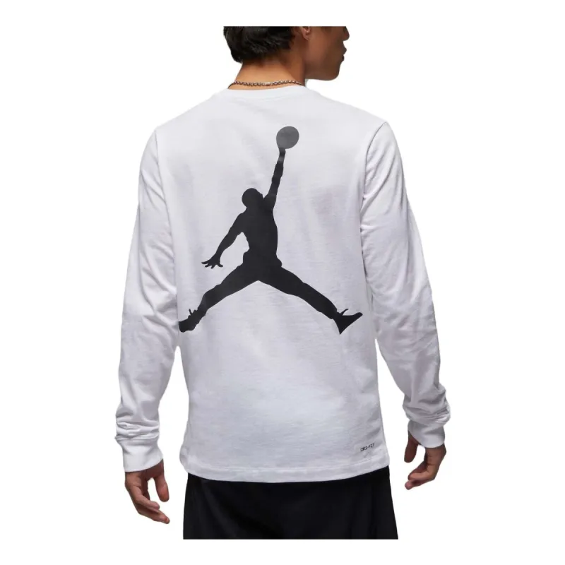 Air Jordan Sports Long Sleeve Crew 'White' DV8447-100 sold by KicksCrew
