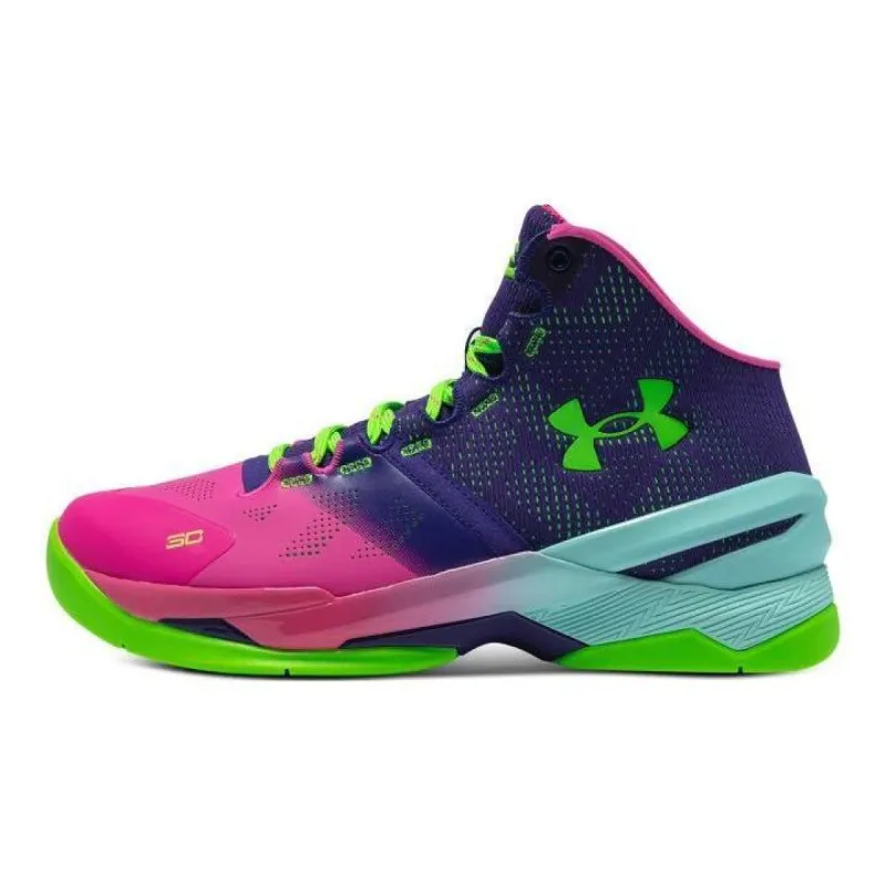 (GS) Under Armour Curry 2 Retro 'Northern Lights' 2022 3026053-600 sold by KicksCrew