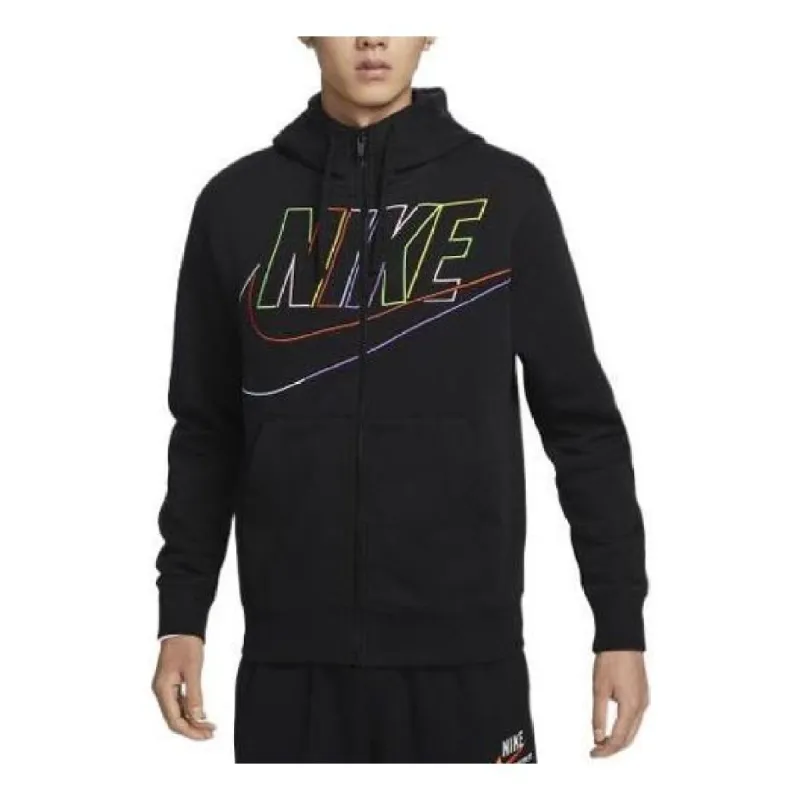 Nike Men's Club Brushed Brush Zip-Up Hooded Jacket 'Black' DX0536-010 sold by KicksCrew