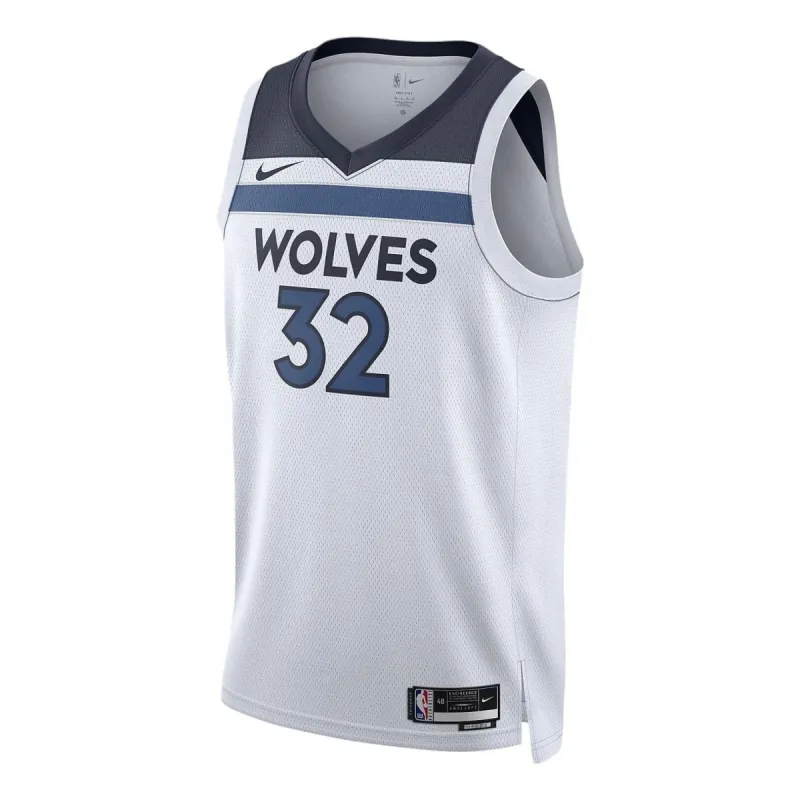Nike x NBA Minnesota Timberwolves Karl-Anthony Towns Jerseys 'White' DN2085-100 sold by KicksCrew