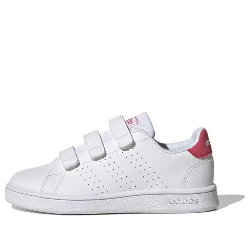 (PS) adidas Advantage Court Lifestyle Hook-and-Loop 'White Real Pink' GW6495 sold by KicksCrew