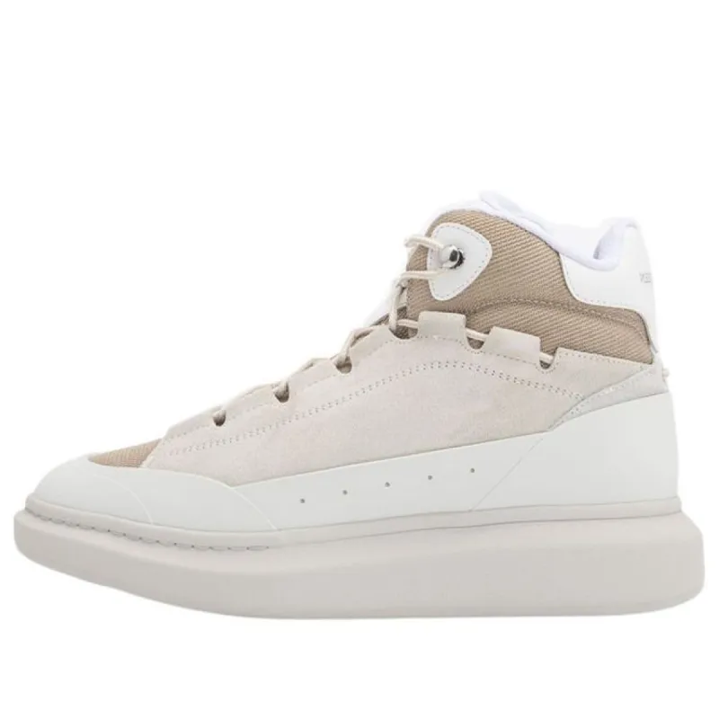 Alexander McQueen Larry High-Top Sneakers 'Beige White' 682498WIB9D9495 sold by KicksCrew