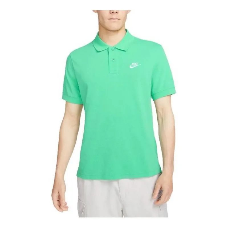 Nike Sportswear Polo T-shirt 'Green' CJ4457-363 sold by KicksCrew