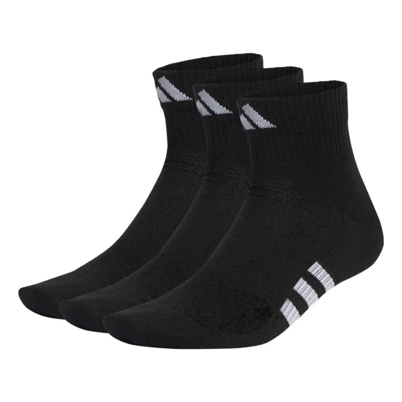 adidas Performance Light Mid-Cut Socks 3 Pairs 'Black' IC9530 sold by KicksCrew