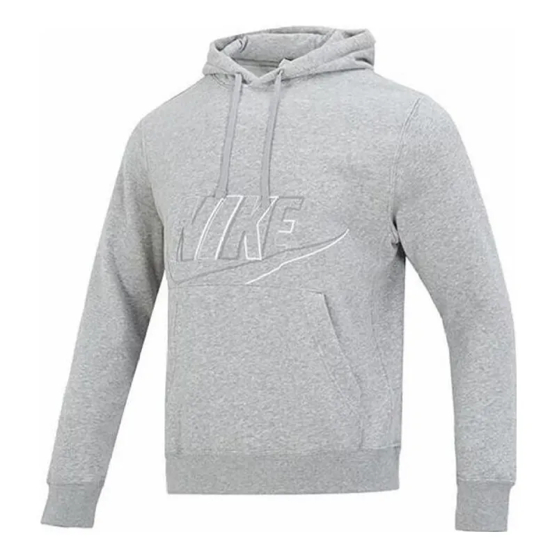 Nike Big Logo Hoodie 'Grey' DX0542-063 sold by KicksCrew