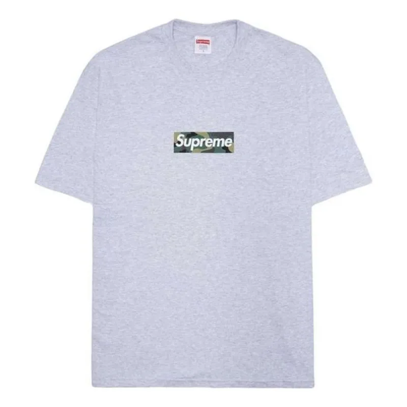Supreme FW23 Box Logo T-Shirt 'Ash Grey' 168422 sold by KicksCrew