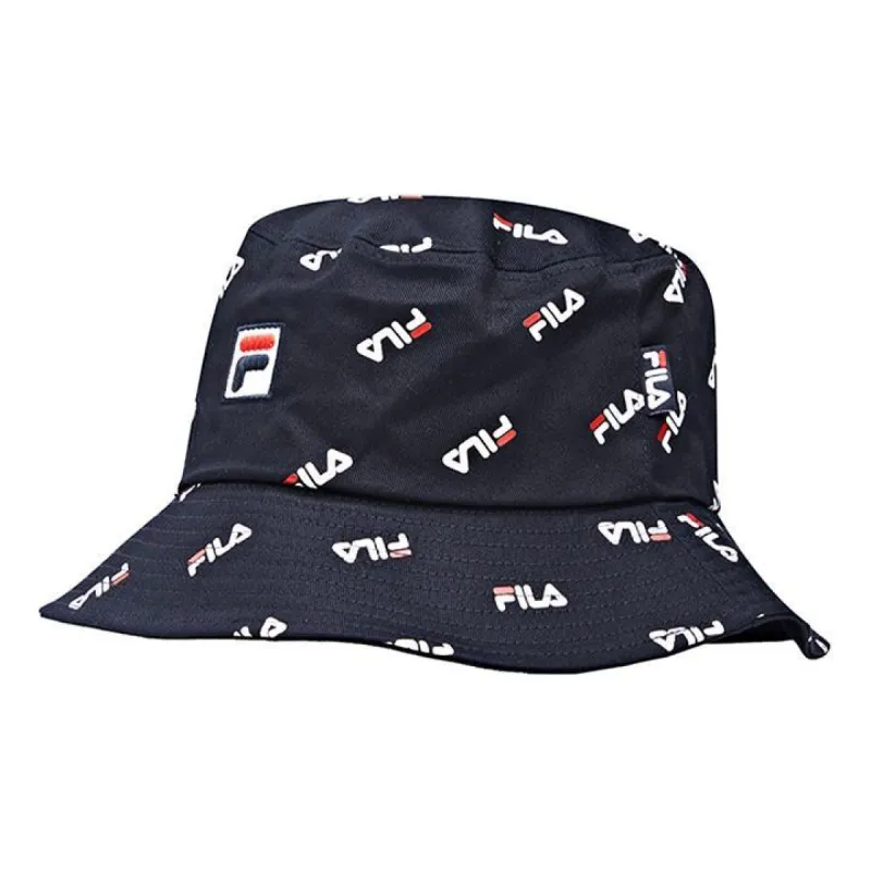 Fila Full Logo Bucket hat 'Black' F13U028210F sold by KicksCrew