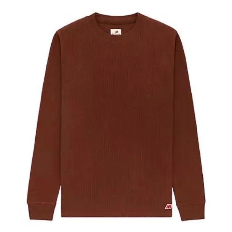 New Balance Made in USA Long Sleeve Thermal T-Shirt 'Rich Oak' MT23546-ROK sold by KicksCrew