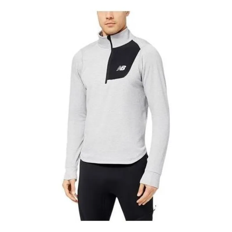 New Balance Heat Grid Half Zip 'Athletic Grey' MT23252-AG sold by KicksCrew