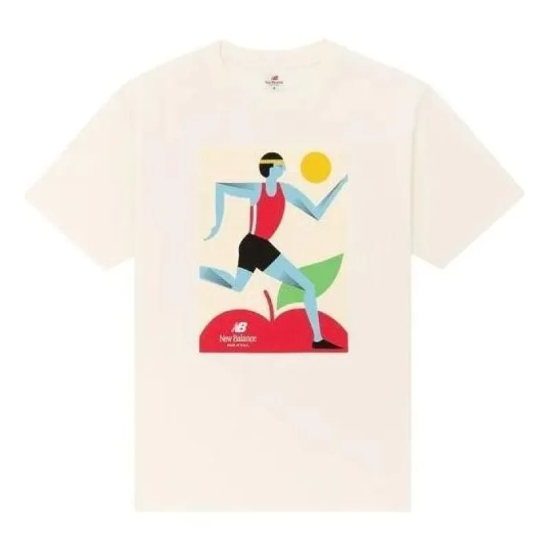 New Balance Made In USA Marathon Short-Sleeve Tee 'Raw Cashew' MT21544-RCA sold by KicksCrew