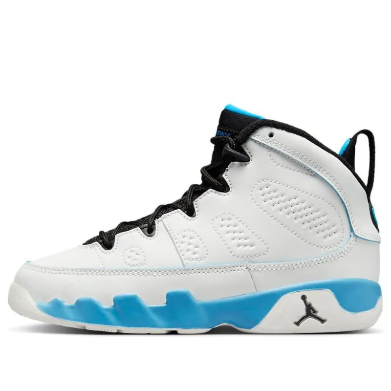 (PS) Air Jordan 9 Retro 'Powder Blue' 401811-101 sold by KicksCrew