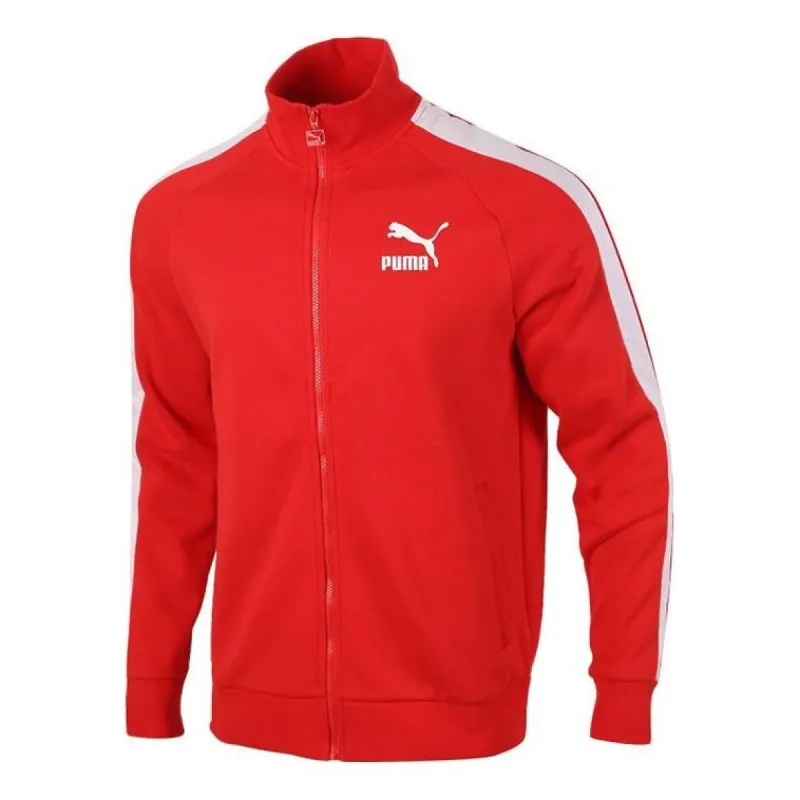 Puma Iconic T7 Track Jacket 'Red' 530268-11 sold by KicksCrew