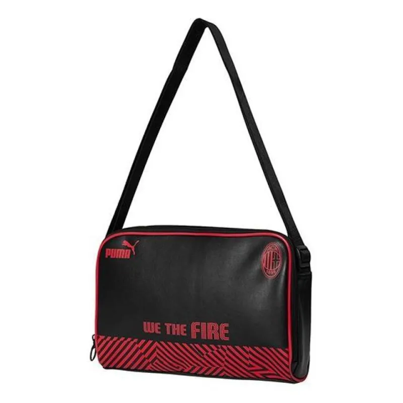 Puma AC Milan Reporter Bag 'Black Red' 07827005 sold by KicksCrew