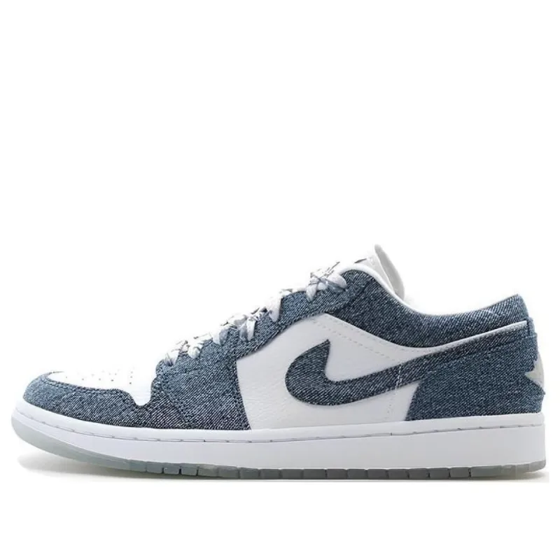 (WMNS) Air Jordan 1 Retro Low 'Canvas White Denim' 315921-141 sold by KicksCrew