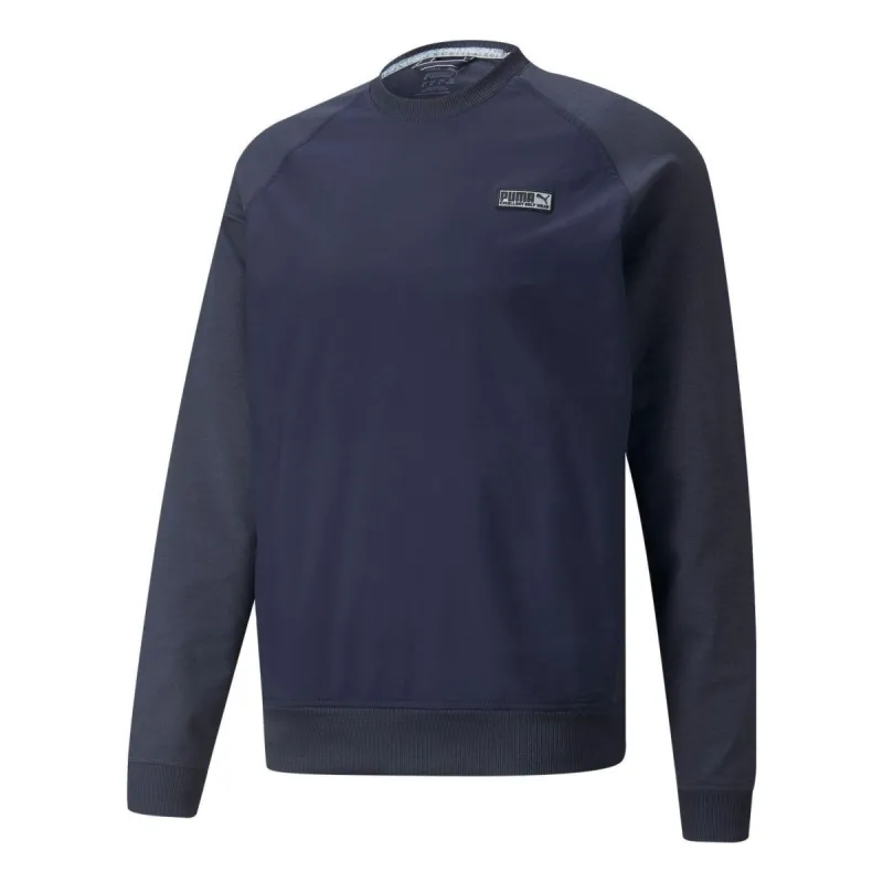 Puma EGW Cloudspun PM Golf Crewneck 'Navy' 530154 sold by KicksCrew