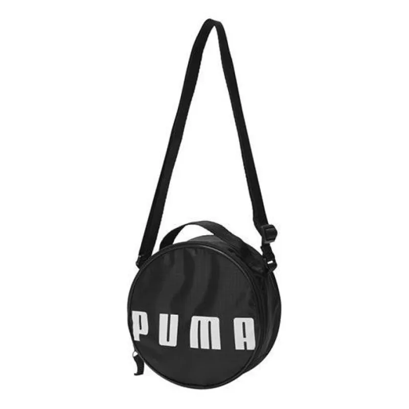 (WMNS) Puma Round Case Bag 'Black White' 07820801 sold by KicksCrew