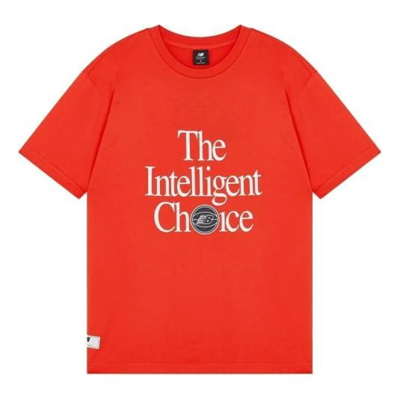 New Balance Hoops Essential T-shirt 'Energy Red' MT13586-ENR sold by KicksCrew