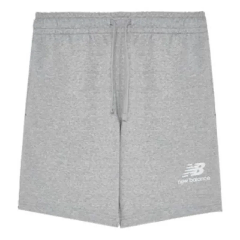 New Balance Essentials Stacked Logo French Terry Shorts 'Athletic Grey' MS31540-AG sold by KicksCrew