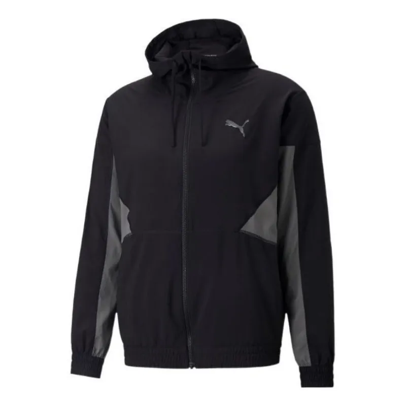 Puma Fit Woven Jacket 'Black' 522970-01 sold by KicksCrew