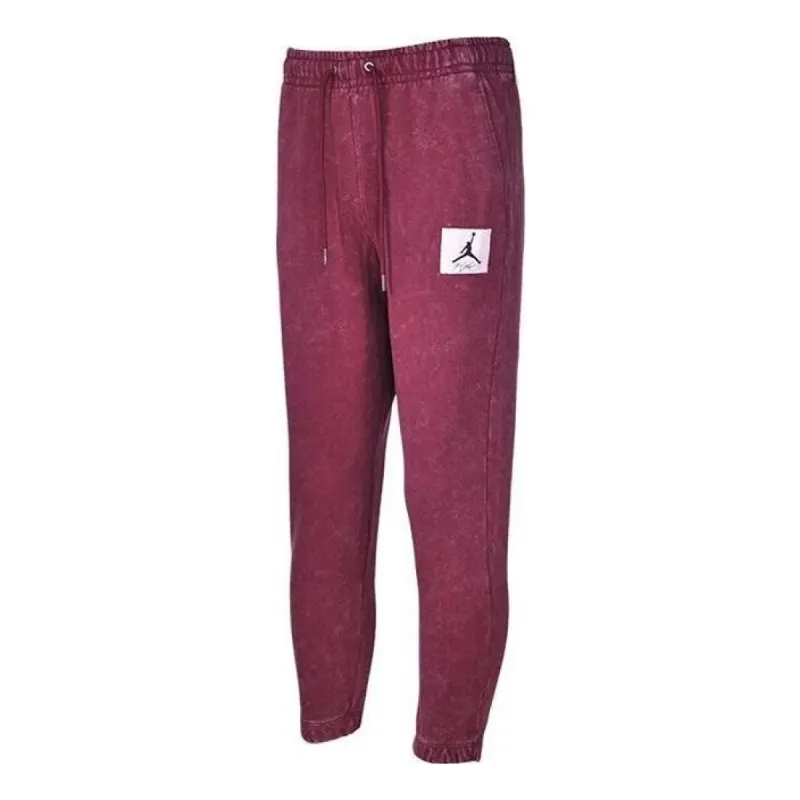 Air Jordan Essential Fleece Pants 'Burgundy' DR3090-680 sold by KicksCrew