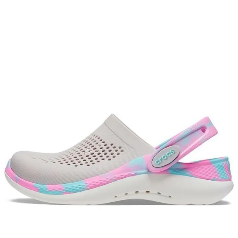(GS) Crocs Literide 360 Marbled Clogs 'Grey Pink Blue' 207668-1DU sold by KicksCrew