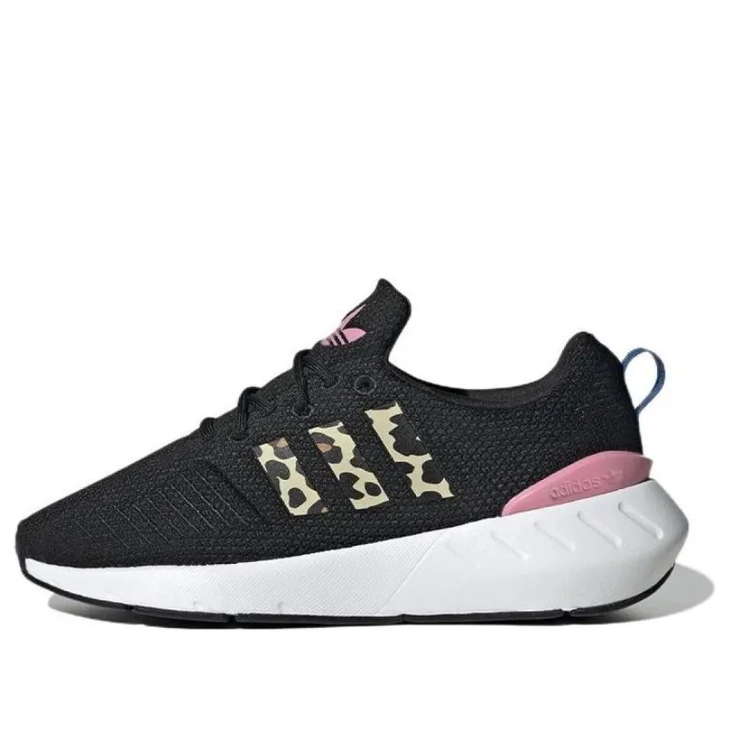 (GS) adidas originals Swift Run 22 'Black Bliss Pink' GX9215 sold by KicksCrew