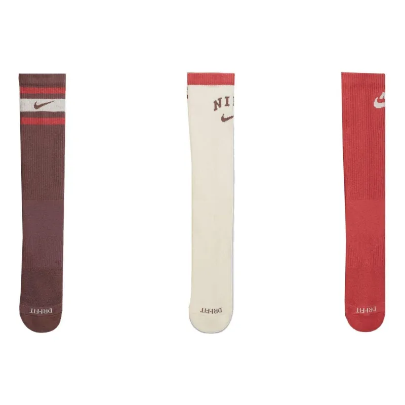 Nike Everyday Plus Cushioned Crew Socks 3 Pairs 'Multi' DX7665-909 sold by KicksCrew