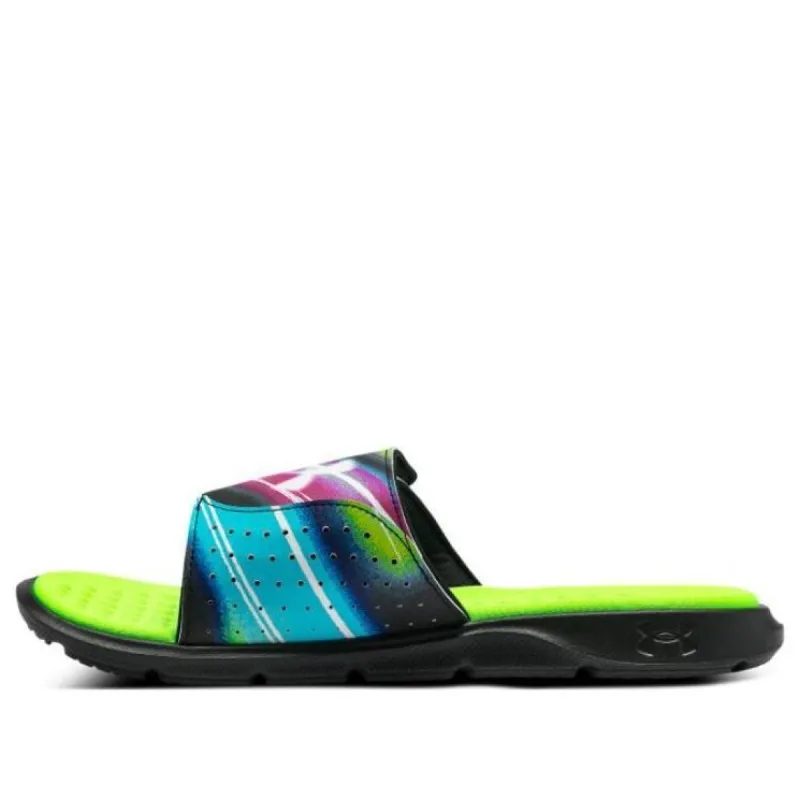 Under Armour Ignite Pro Graphic Strap Slide 'Holographic' 3026024-002 sold by KicksCrew