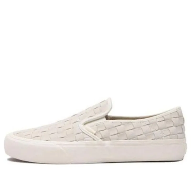 Vans Leather Weave Slip-On VR3 SF 'Marshmallow' VN0A4BX8QC5 sold by KicksCrew