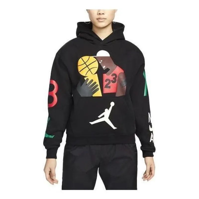 (WMNS) Air Jordan x Nina Chanel Abney Hoodie 'Black' DO4159-010 sold by KicksCrew